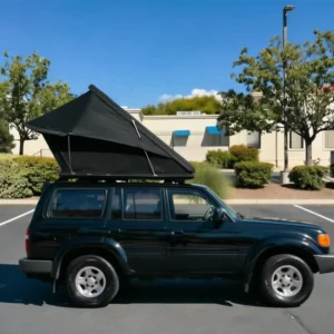 Aluminum Alloy Hard Shell Rooftop Tent for SUV Camping Overlanding with Waterproof and Easy Setup for 3 to 4 Persons
