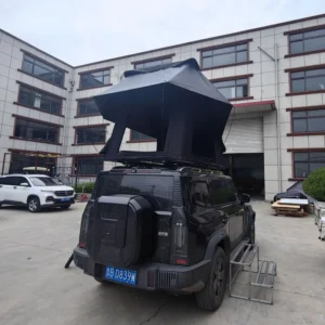 Aluminum Alloy Hard Shell Straight-Lift Four-Season Rooftop Tent for SUVs and 4×4 Vehicles