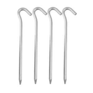 Aluminum Alloy Hexagonal Metal Tent Stakes Camping Canopy Ground Stakes