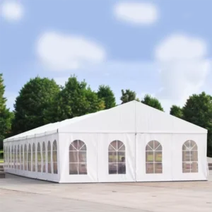 Aluminum Alloy PVC Customizable Roof Wedding and Party Tent for 200-300 People Water Resistant Marquee