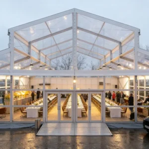 Aluminum Alloy Party Tent Wedding Catering Marquee Flexible Expansion Strong Structure Anti-Wind Anti-Snow