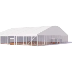 Aluminum Alloy Polygonal Curved Tents Marquee Wedding Party Outdoor Tent