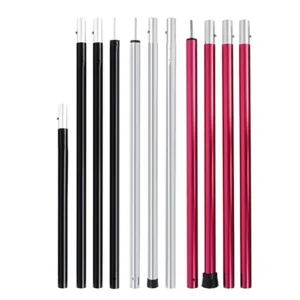 Aluminum Alloy Tent Pole | 6000/7000 Series (7001/7075) | Anodized Bending Cutting Custom Length/Wall Thickness T3-T8 Temper