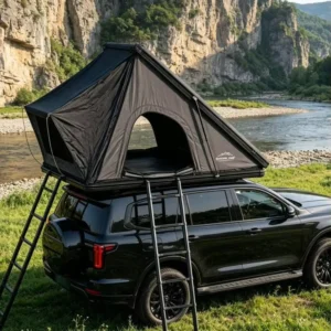 Aluminum Alloy Triangle Hard Shell Ultra Thin Car Rooftop Tent