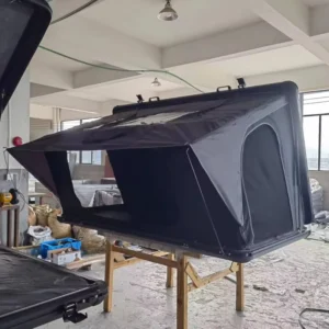 Aluminum Alloy Waterproof Triangle 3-4 Person Hard Shell Car Rooftop Camping Tent