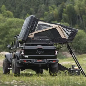 Aluminum Camping Car Roof Tent Hard Shell with Oxford Fabric High Capacity