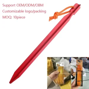 Aluminum Camping Tent Pegs and Stakes