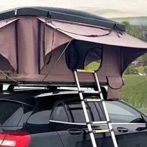 Fully Automatic Four-Season Double-Layer Aluminum Alloy Car Rooftop Tent for Two People