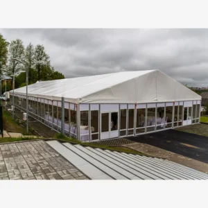 Aluminum Clear-Roof Heavy-Duty Party Wedding Tent for 300 People, Outdoor 10×10 Wedding Tent