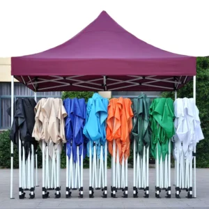 Waterproof 3×3 Indoor Printed Fireproof Custom Logo Advertising Display Canopy Manufacturer Indoor Use 5m Bay