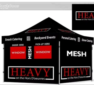 Aluminum Economic Folding Pop up Canopy Tent with Window Custom Printed Advertising Roof Top Tent Trade Show Tent for Sale