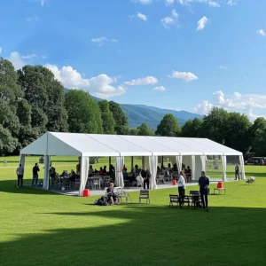 Aluminum Event Tent 18m by 60m H8m Custom Size Outdoor Wedding Party Marquee Tent