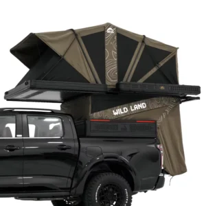 Aluminum Foldable Dual-Level Auto-Control Pickup Truck Overland 4×4 Car Tent with Hard-Shell Camper Family-Use Design