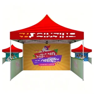 Aluminum Frame Canopy Tent 10×10 FT Outdoor Folding Tent for Events and Trade Shows
