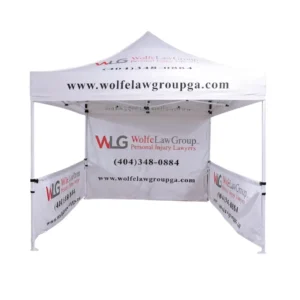 Aluminum Frame Canopy Tent Custom Printed Logo Outdoor Event Folding 10×10 Pop-Up Canopy Tent