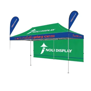 Aluminum Frame Canopy Tent Outdoor Folding Instant Setup 10×10 FT Pop up Easter Trade Show Marquee Custom Print Logo Free Design