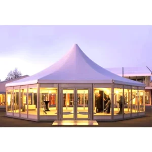 Waterproof Party Multi-Side Hexagon 100-Seater Tent for Wedding