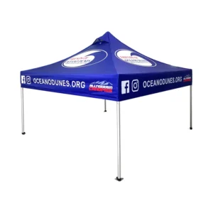 Aluminum Frame Folding 10×10 ft 300D Fabric Rainproof Outdoor Sports Event Canopy Tent