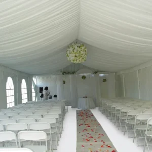 Aluminum Frame Heavy Duty PVC Four Season Waterproof Tent for 500 People Outdoor Church Activities Birthday Parties Graduation