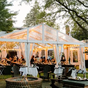 Aluminum Frame Luxury Clear Marquee Tent Waterproof Outdoor Wedding Party Event Structure Large Glass Banquet Reception Tent