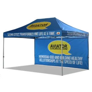 Aluminum Frame Oxford Fabric Pop-Up Canopy Tent, Custom Logo, Waterproof, Portable, Outdoor Events