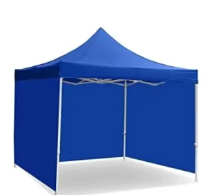 Aluminum Frame Pop up Tent Trade Show Tent Blue Tent with Side Fabric