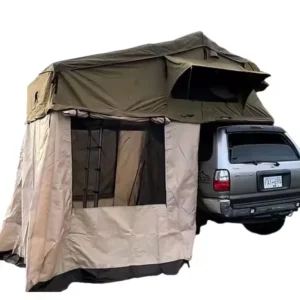 Aluminum Frame Roof Top Tent Oxford Soft Shell Triple Layer Waterproof >3000mm Four-season One Bedroom SUV Camping Glamping