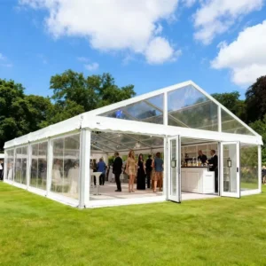 Aluminum Frame Tent Large Outdoor Transparent PVC Fabric Marquee Tents for Wedding Parties Exhibition Events