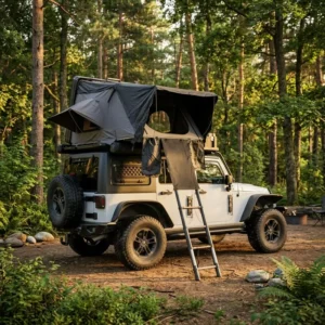 Aluminum Hard Shell Car Rooftop Tent Easy Installation