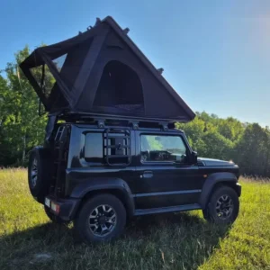 Aluminum Hard Shell Clamshell Rooftop Tent with Ladder, 4 Person, Waterproof, 4×4 Triangle Tent