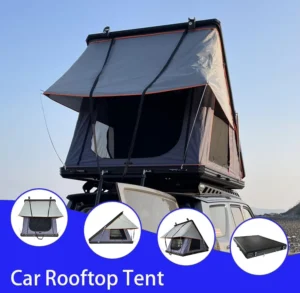 Aluminum Hard Shell Oxford Fabric Rooftop Tent for SUV Pickup Off Road Overland Camping Four-Season