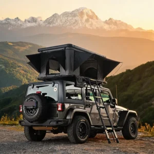 Aluminum Hard Shell Roof Top Tent Outdoor Waterproof Camping Car Roof Tent RTT Fit 4×4 Offroad Vehicles