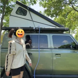 Aluminum Hard Shell Roof Top Tent Pop up Car Camping Tent for Off Road SUV Travel