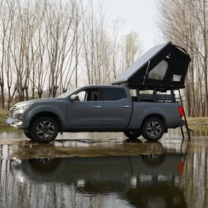 Aluminum Hard Shell Roof Top Tent Waterproof Clamshell Rooftop Tent for 4×4 Off Road Overland Camping 1 Min Setup MOQ 1