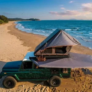 Aluminum Hard Shell Roof Top Tent Waterproof Rooftop Tent for SUV Truck 4×4 Overland Camping 2-4 Person