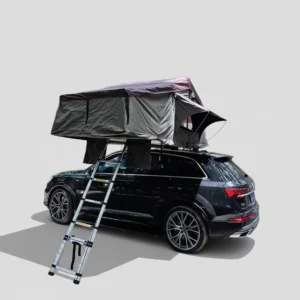 Aluminum Hard Shell Roof Top Tent for Car Camping 2 3 Person Waterproof 4×4 Road Polyester Fabric Quick Automatic Opening