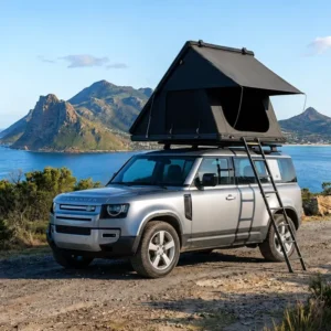 Aluminum Hard Shell Rooftop Tent 2 3 Person Waterproof 4 Season Quick Setup SUV Overlanding Camping Tent