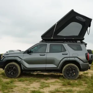 Aluminum Hard Shell Rooftop Tent 4 Season Waterproof with Telescopic Ladder for SUV Outdoor Camping