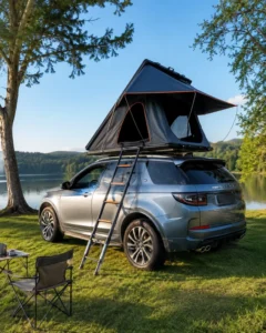 Aluminum Hard Shell Rooftop Tent Large Space 4 Season Waterproof Quick Opening for 2 Person Car Camping