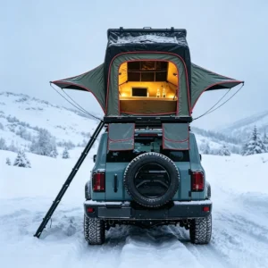 Aluminum Hard Shell Rooftop Tent Triangular for SUV 4×4