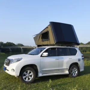 Aluminum Hard Shell Top Cars Garage Tent Hardshell Mini Roof Top Tent SUV Roof Vehicle Canvas Waterproof Camping 4 Person Tent