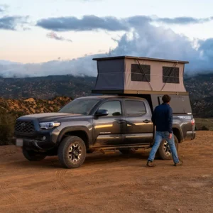 Quick Setup Soft Shell Pop Up Pickup Camper Shelter For Camping Overnight Stay Breathable Fabric Flexible Custom Factory