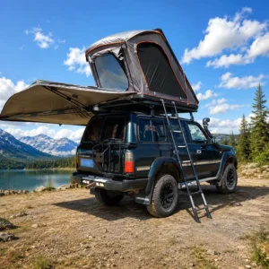 Aluminum Hard Shell Waterproof SUV Car Rooftop Camping Tent for 4×4 Outdoor Travel