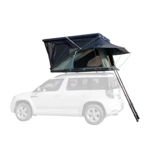 Aluminum Hard Shell Z-Shape Rooftop Tent, 4-Person, Four-Season, Waterproof, Automatic Opening, Double-Layer, 4×4
