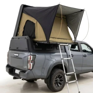 Aluminum Hardtop Rooftop Tent Canopy for Tacoma Pickup Truck Waterproof Four Season Quick Automatic Opening Cotton Fabric
