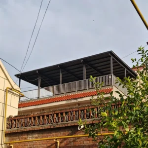 Aluminum Modern Canopy Heat-Insulating UV-Resistant Shelter for Balconies Terraces and Courtyards
