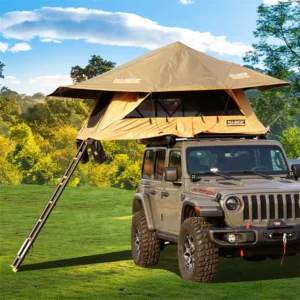 Aluminum Offroad 3-4 Person Foldable Soft Shell Vehicle Rooftop Camping Tent with Annex