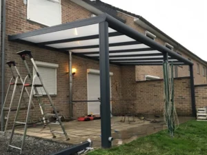 Aluminum Outdoor Canopy Pergola Kit Waterproof UV Proof Factory Direct
