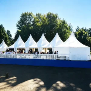 Aluminum Pagoda Tent Outdoor Waterproof Sun Shade Canopy for Wedding Receptions Banquets Commercial Events and Party Gatherings