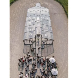 Aluminum Party Tent for Events Outdoor 5 by 10 Metre 20X20 Heavy Duty Black 500 People Tents for Events